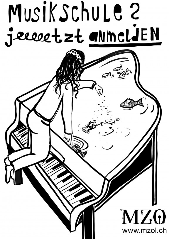 MZO Plakat Klavier